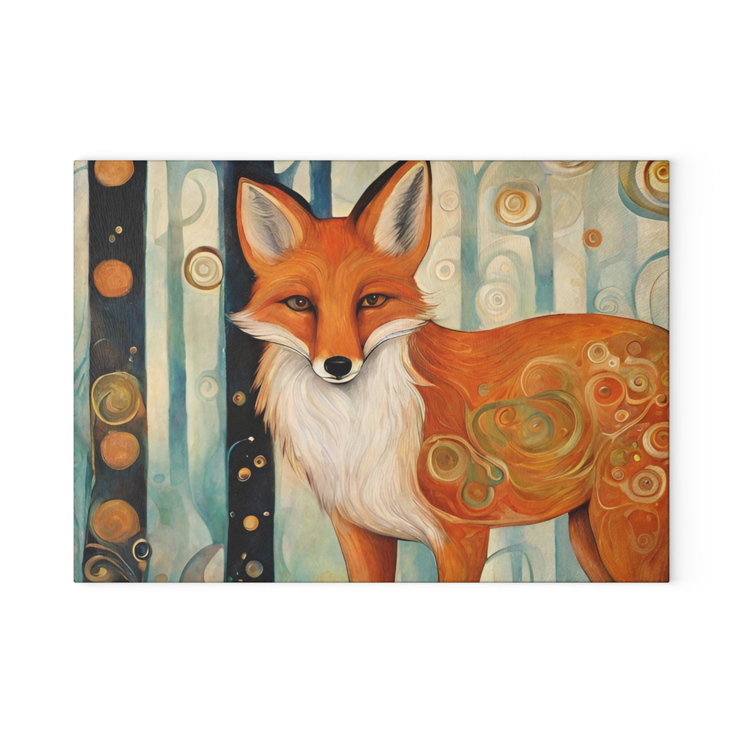 The Fox Tempered Glass Cutting Board