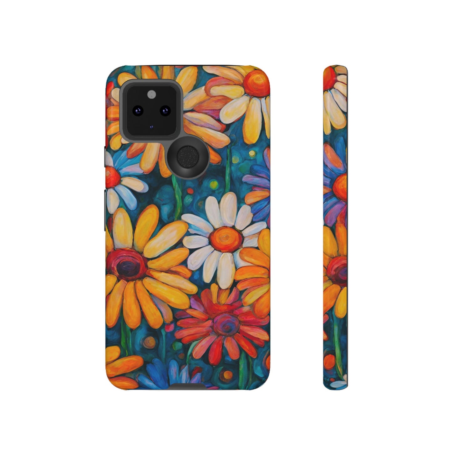 Crazy Daisies iPhone Samsung Galaxy Google Pixel Tough Cases