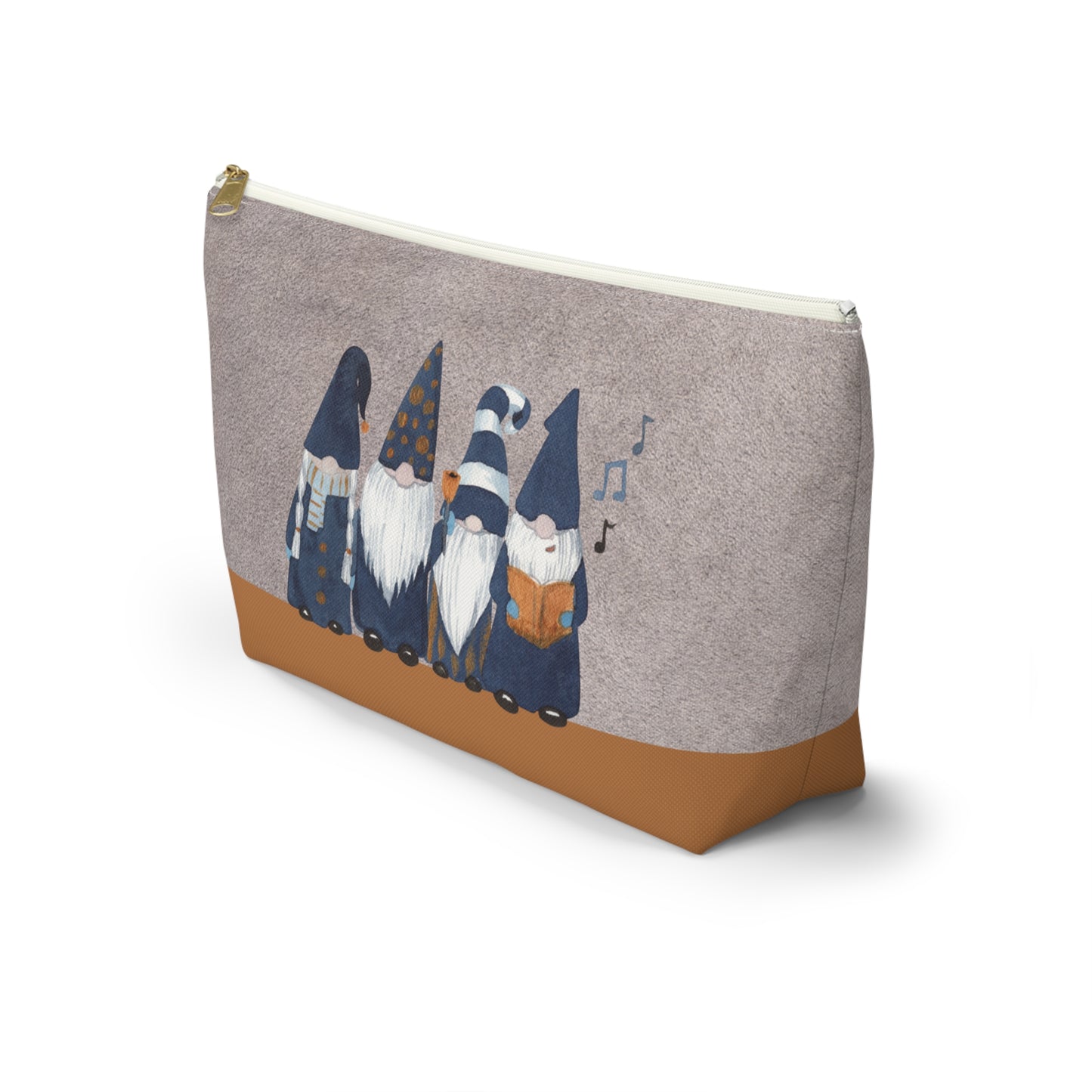 Gnome Carolers Accessory Pouch w T-bottom