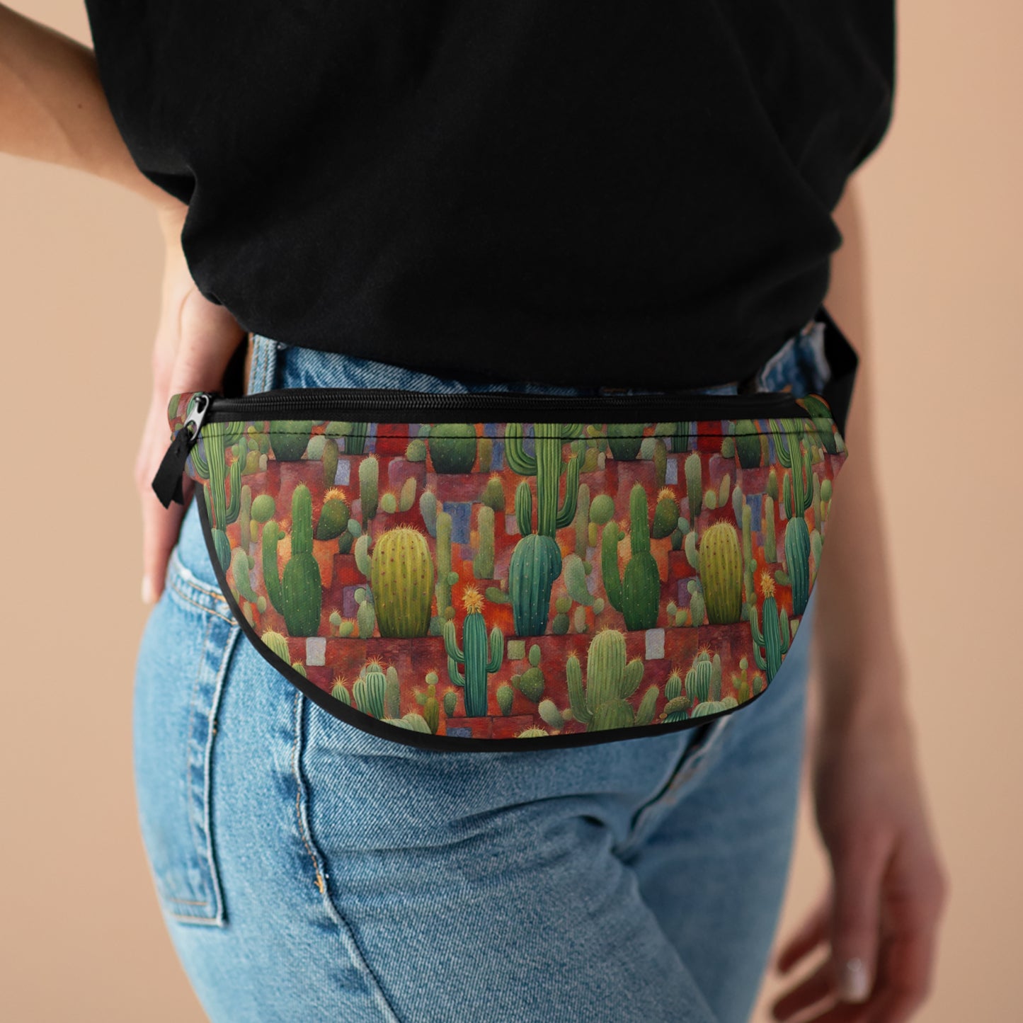 Cactus Collage Fanny Pack