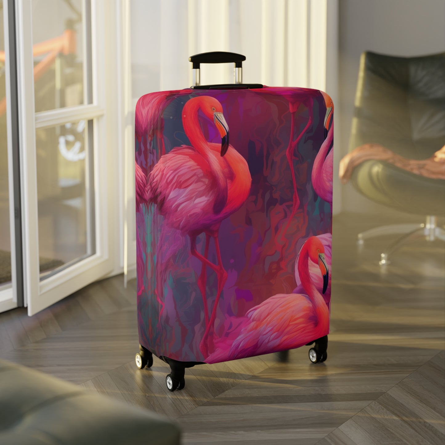 Flamingo Dreams Luggage Cover