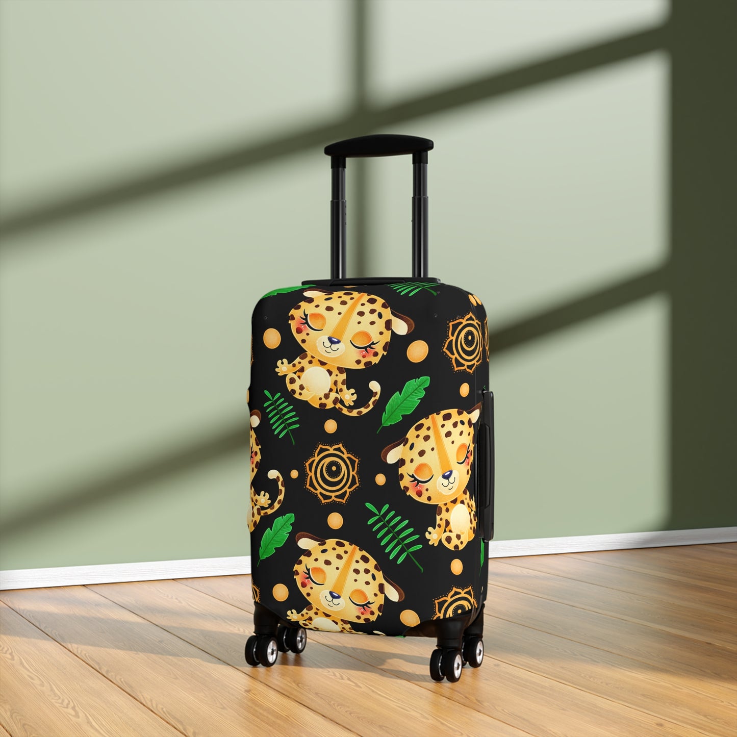 Zen Leopard Luggage Cover