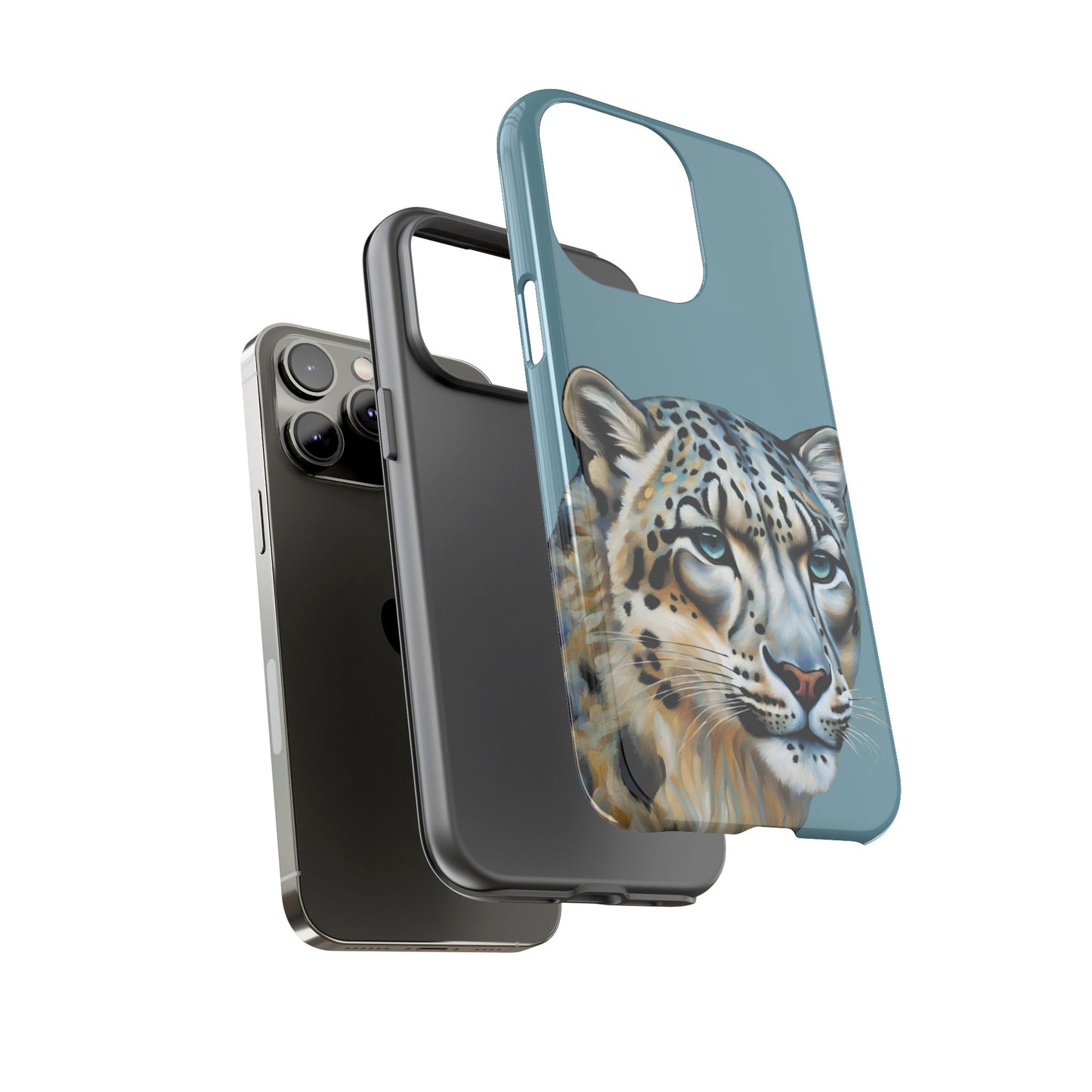 Snow Leopard iPhone Samsung Galaxy Google Pixel Tough Cases