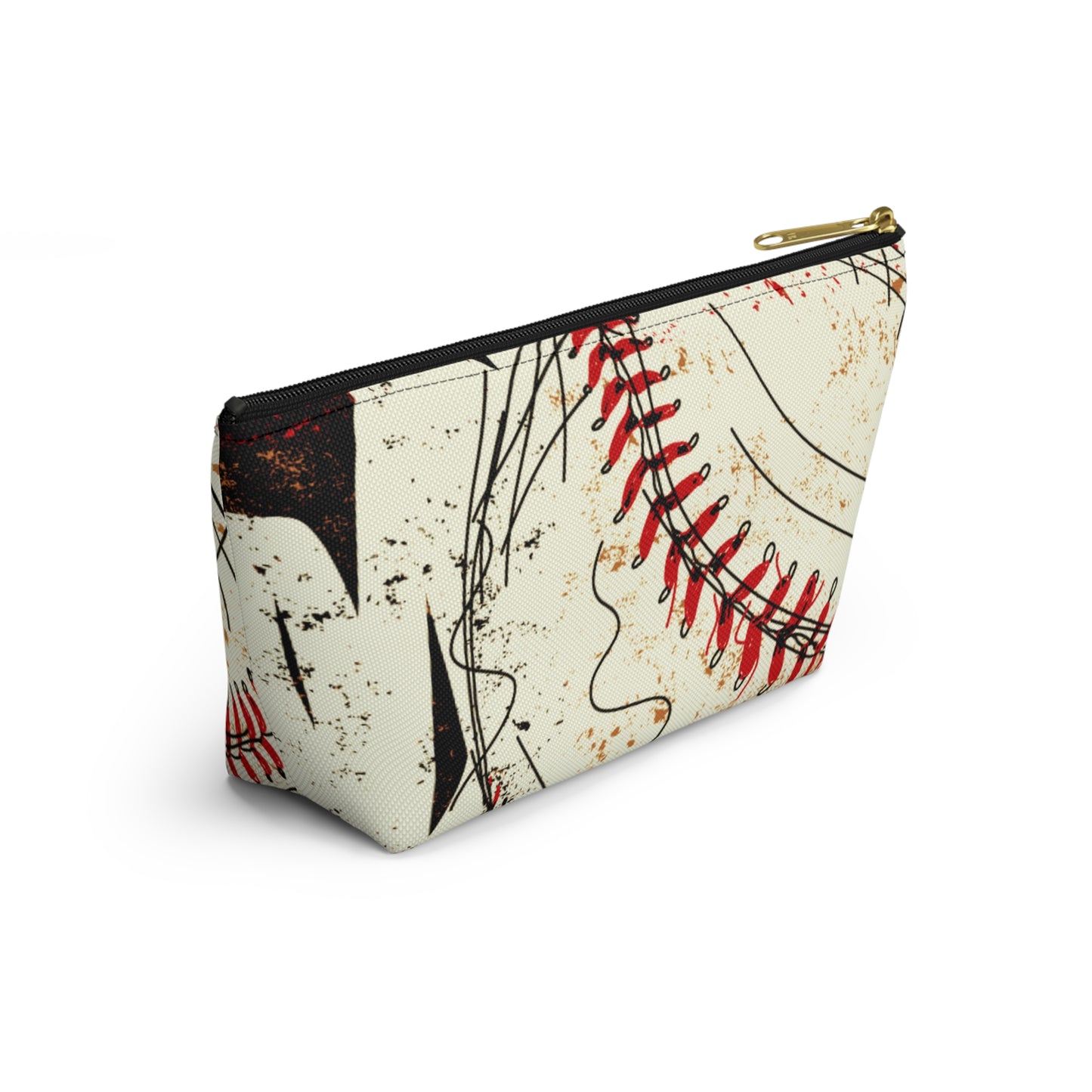 Cardinals Baseball Grunge Accessory Pouch w T-bottom