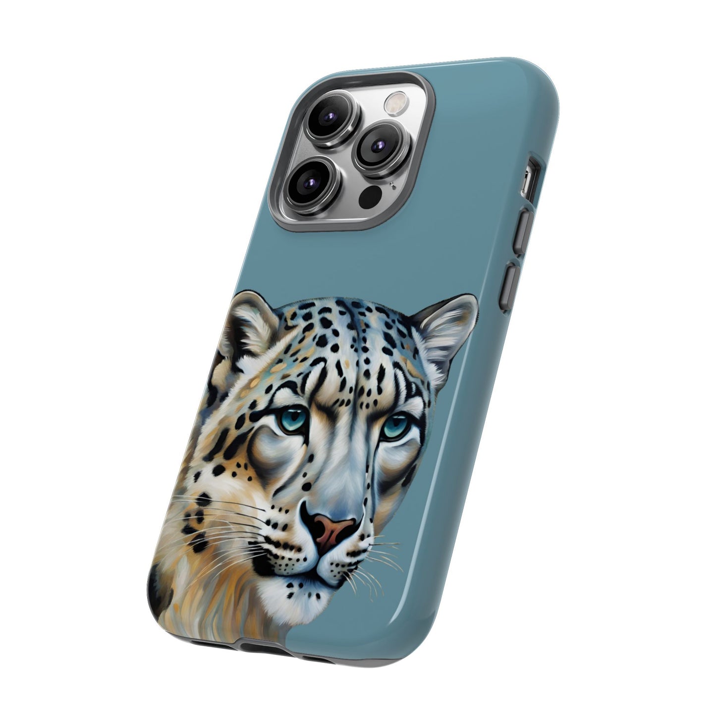 Snow Leopard iPhone Samsung Galaxy Google Pixel Tough Cases