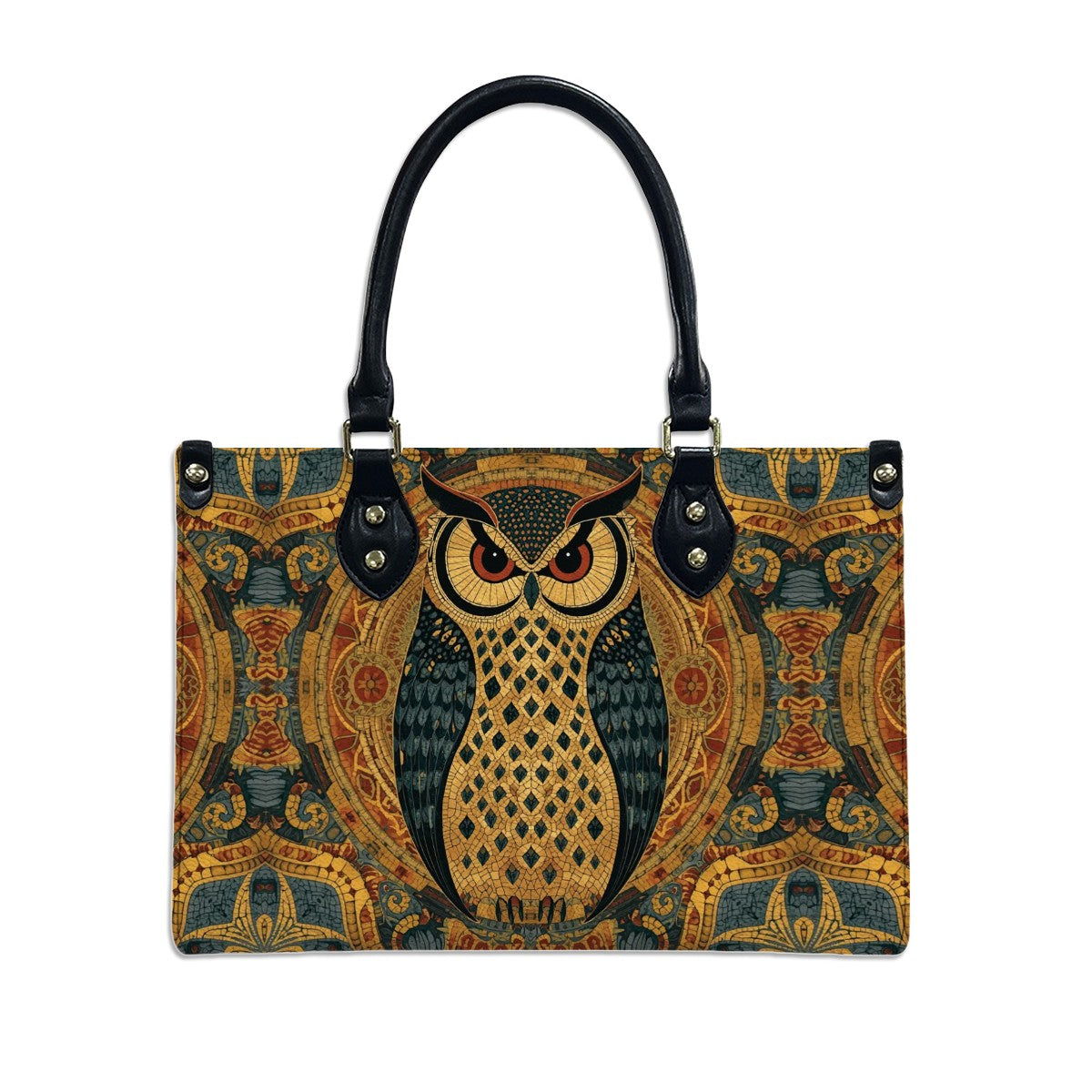 Owl Women's PU Leather Shoulder Handbag