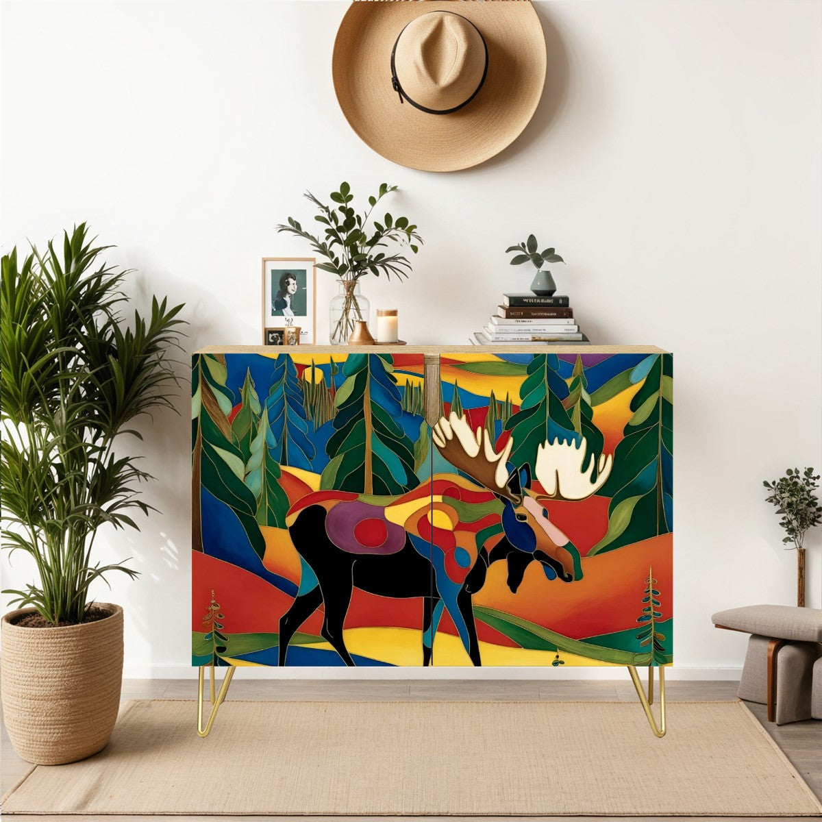 Wooden Storage Cabinet