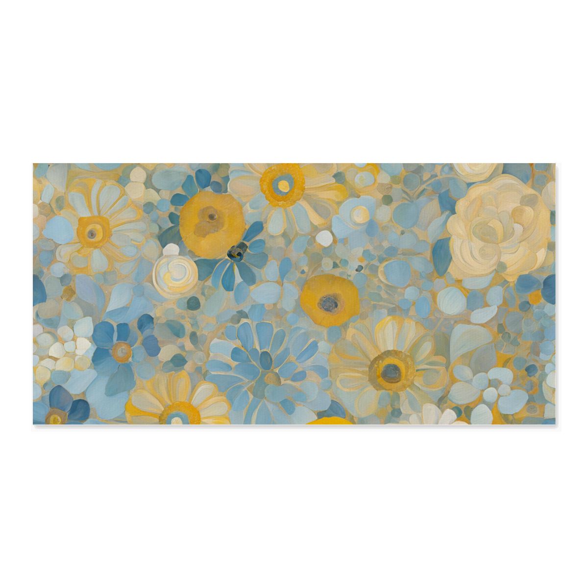 60" x 30" Printed Canvas Fabric Wall Art - No Frame (Made in USA)