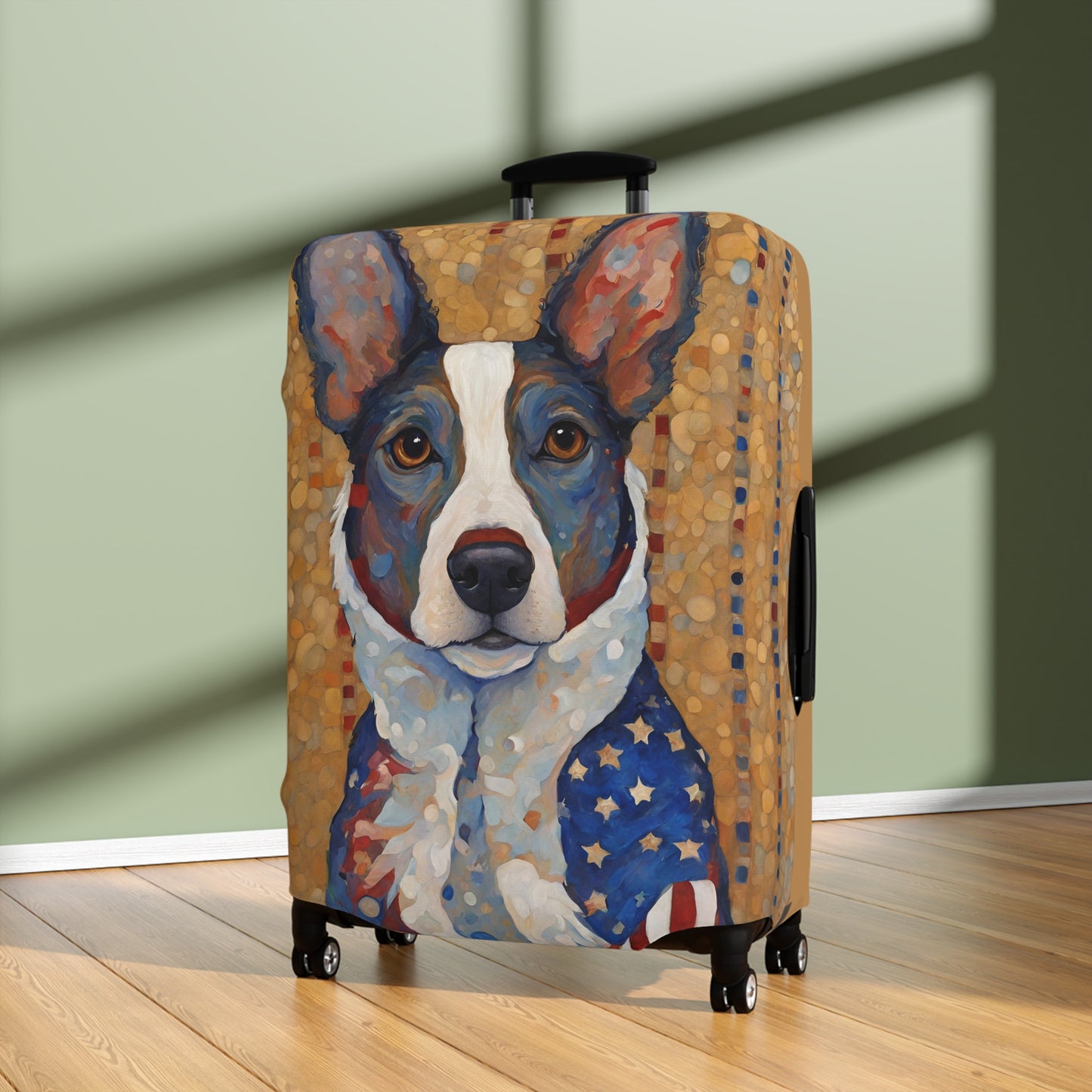 America Dog Luggage Cover