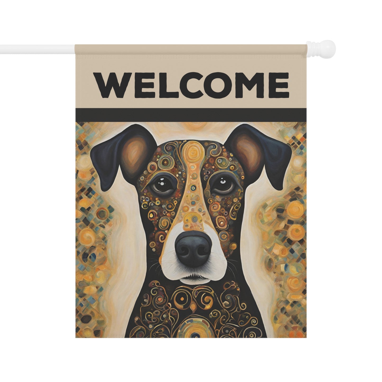 Albert Welcome 2-Sided Garden & House Flag/Banner