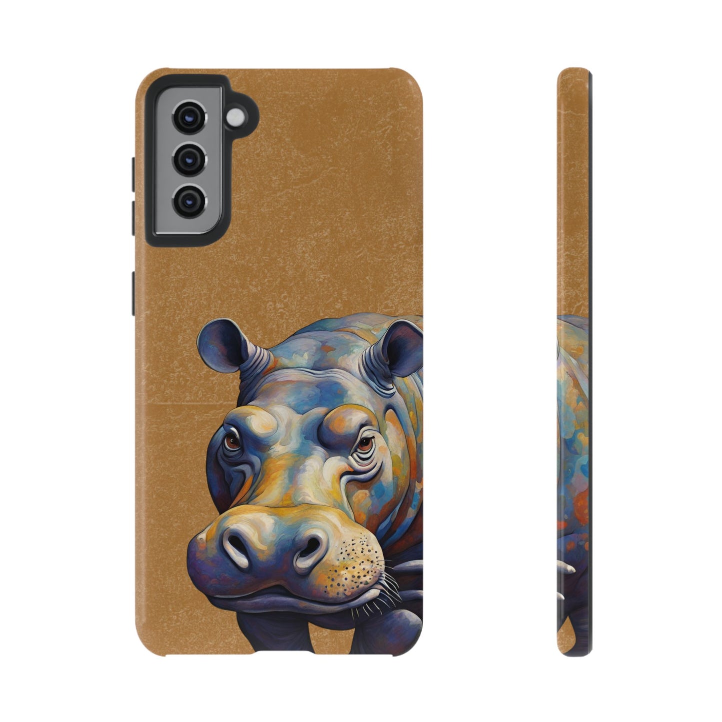 Hippo Wildlife iPhone Samsung Galaxy Google Pixel Tough Cases