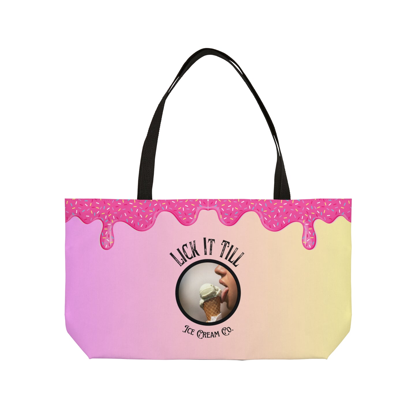 Lick It Till Ice Cream Co Weekender Tote Bag