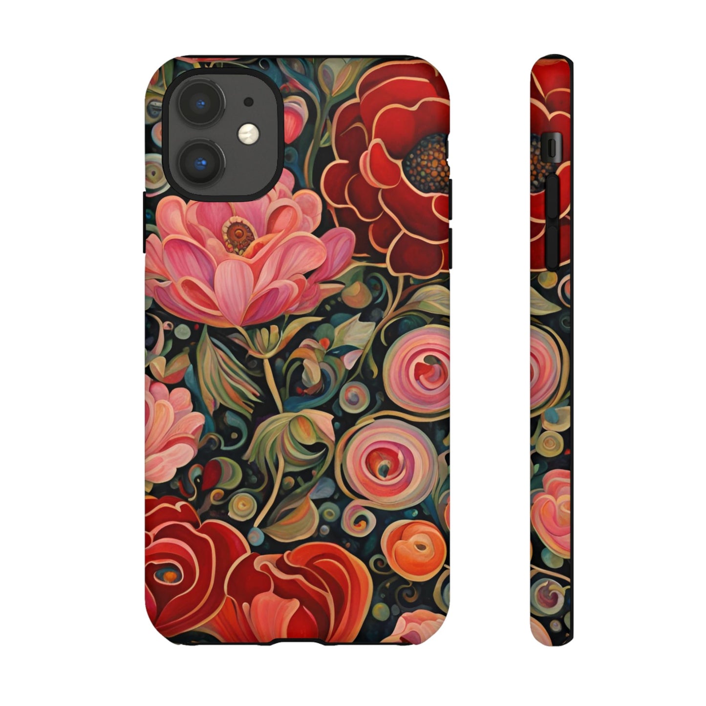 February Flowers iPhone Samsung Galaxy Google Pixel Tough Cases