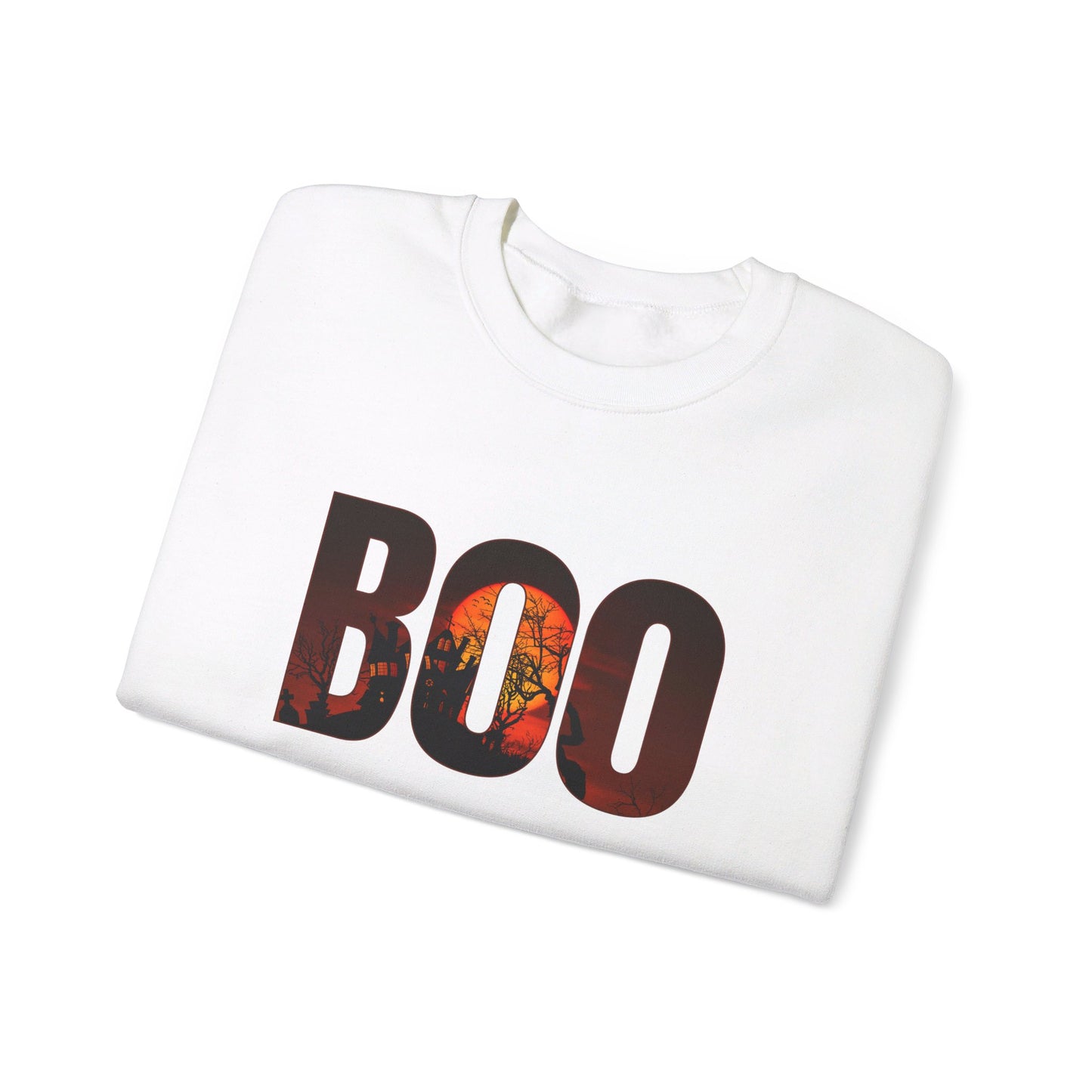 Full Moon BOO Unisex Heavy Blend™ Crewneck Sweatshirt