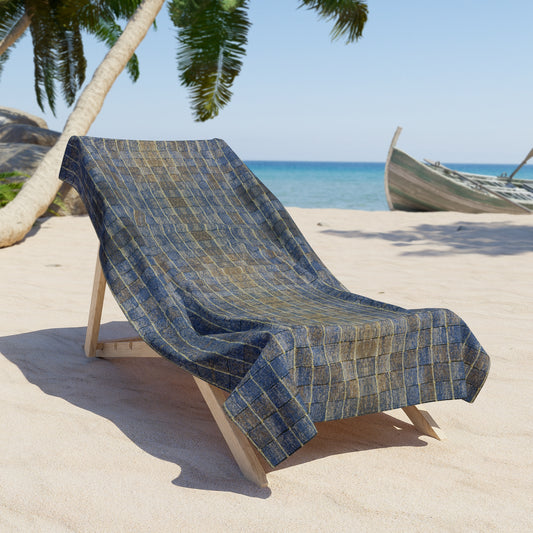 Tapestry Grunge Beach Towel