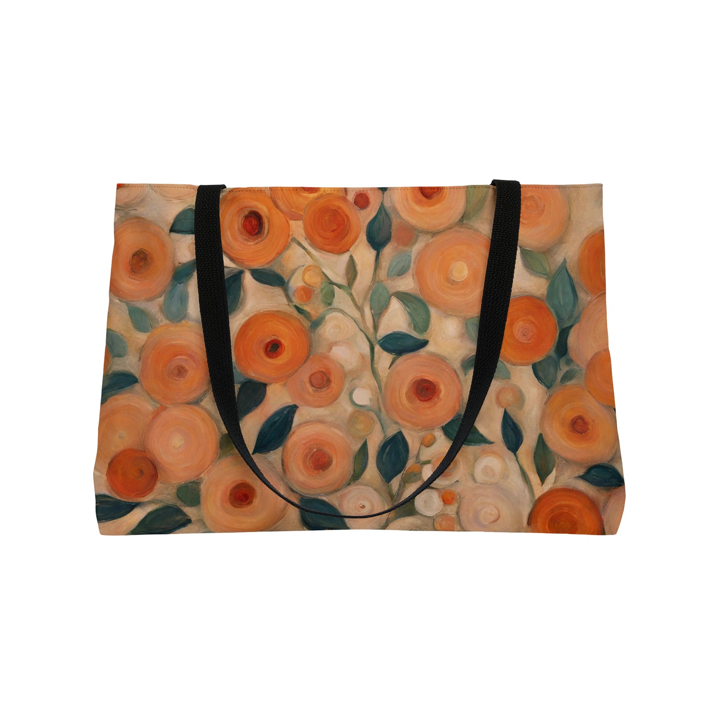 Citrus Floral Weekender Tote Bag