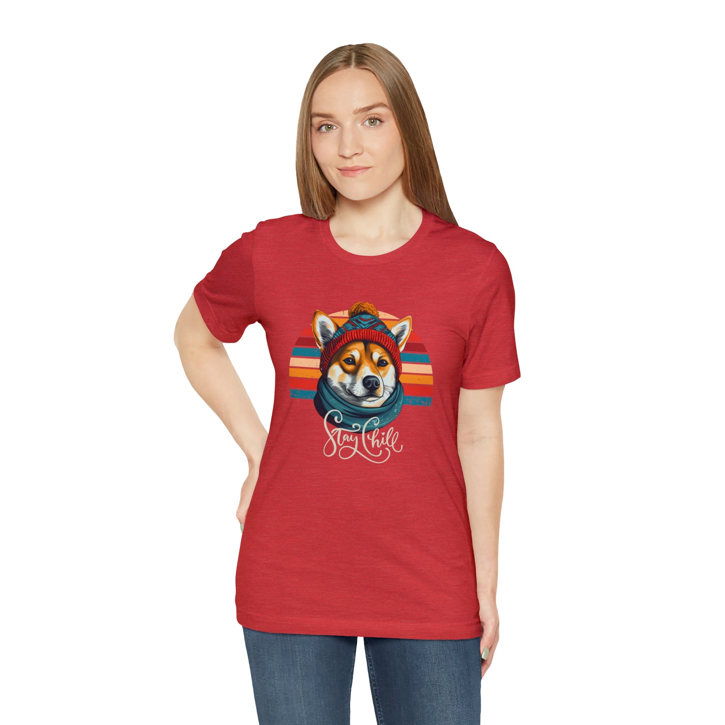 Stay Chill Shiba Inu Unisex Jersey Short Sleeve Tee