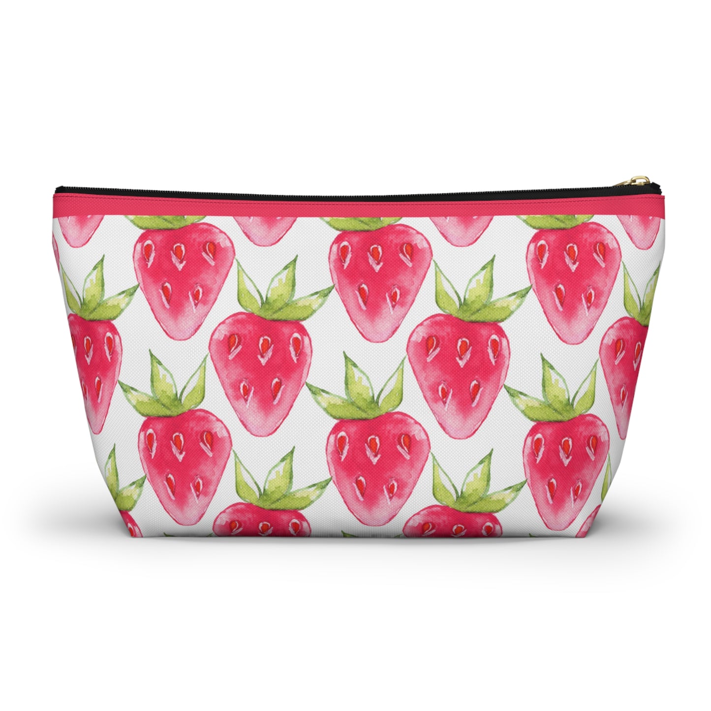 Strawberry Fields Accessory Pouch w T-bottom