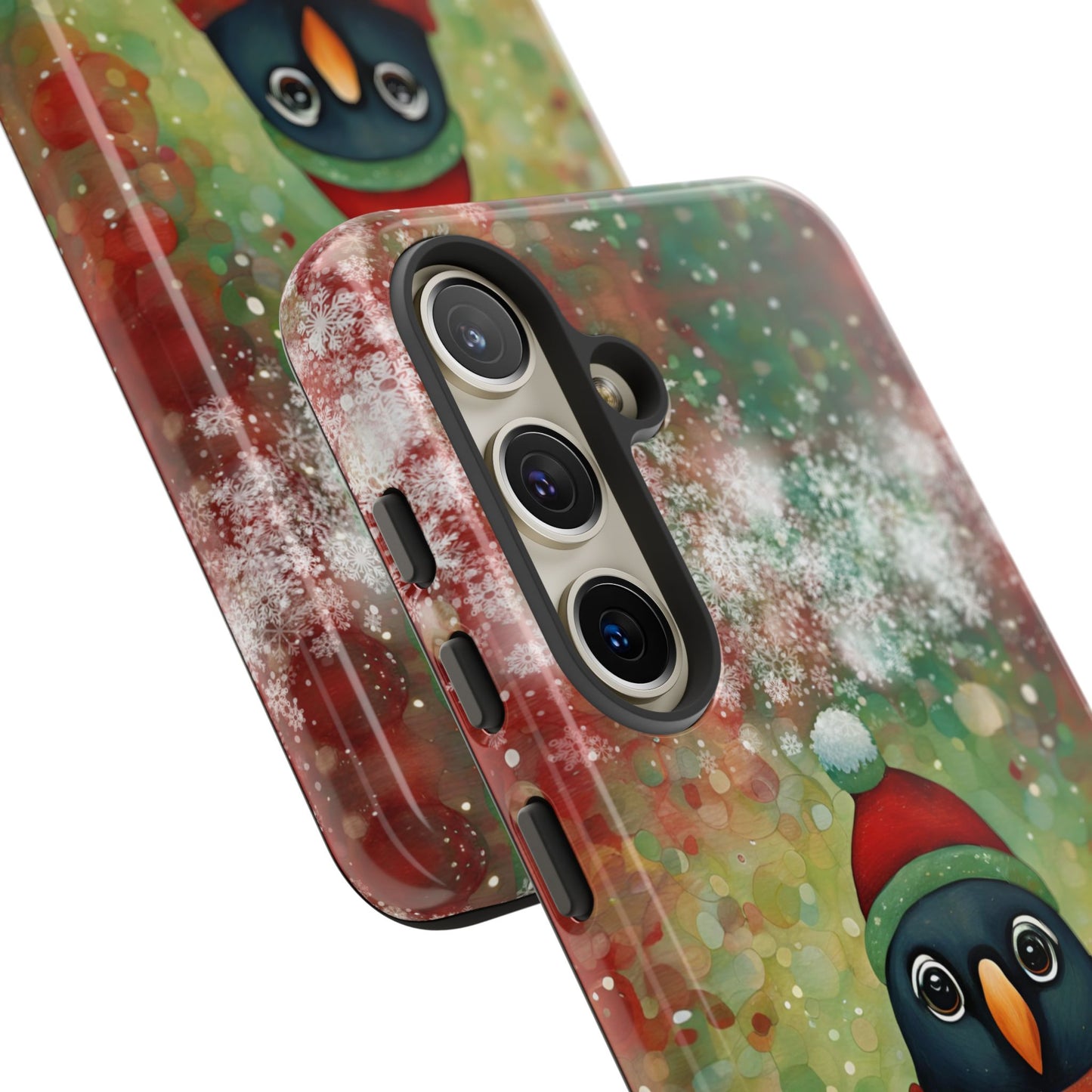 Christmas Penguin iPhone Samsung Galaxy Google Pixel Tough Cases