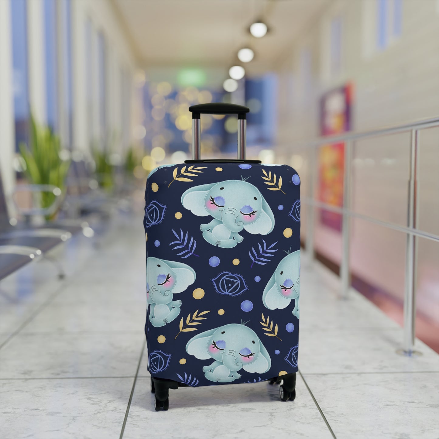 Zen Elephant Luggage Cover