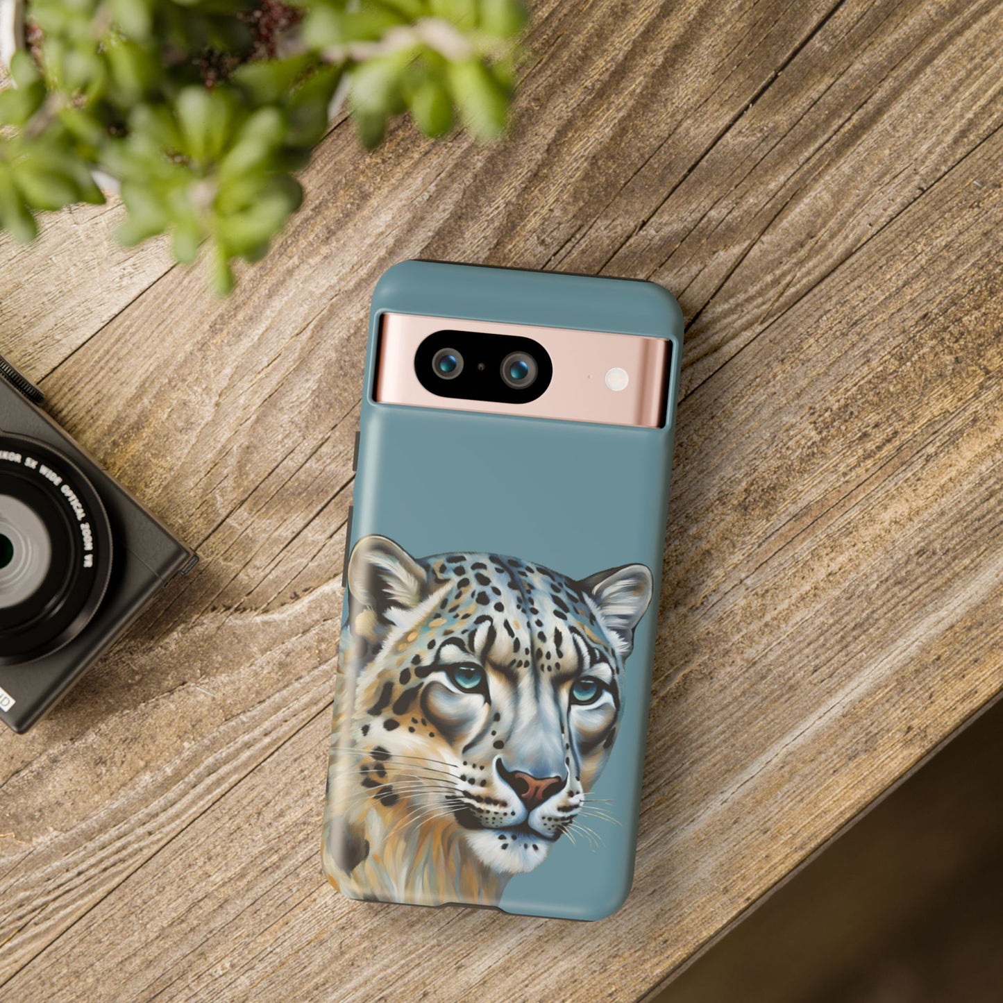 Snow Leopard iPhone Samsung Galaxy Google Pixel Tough Cases