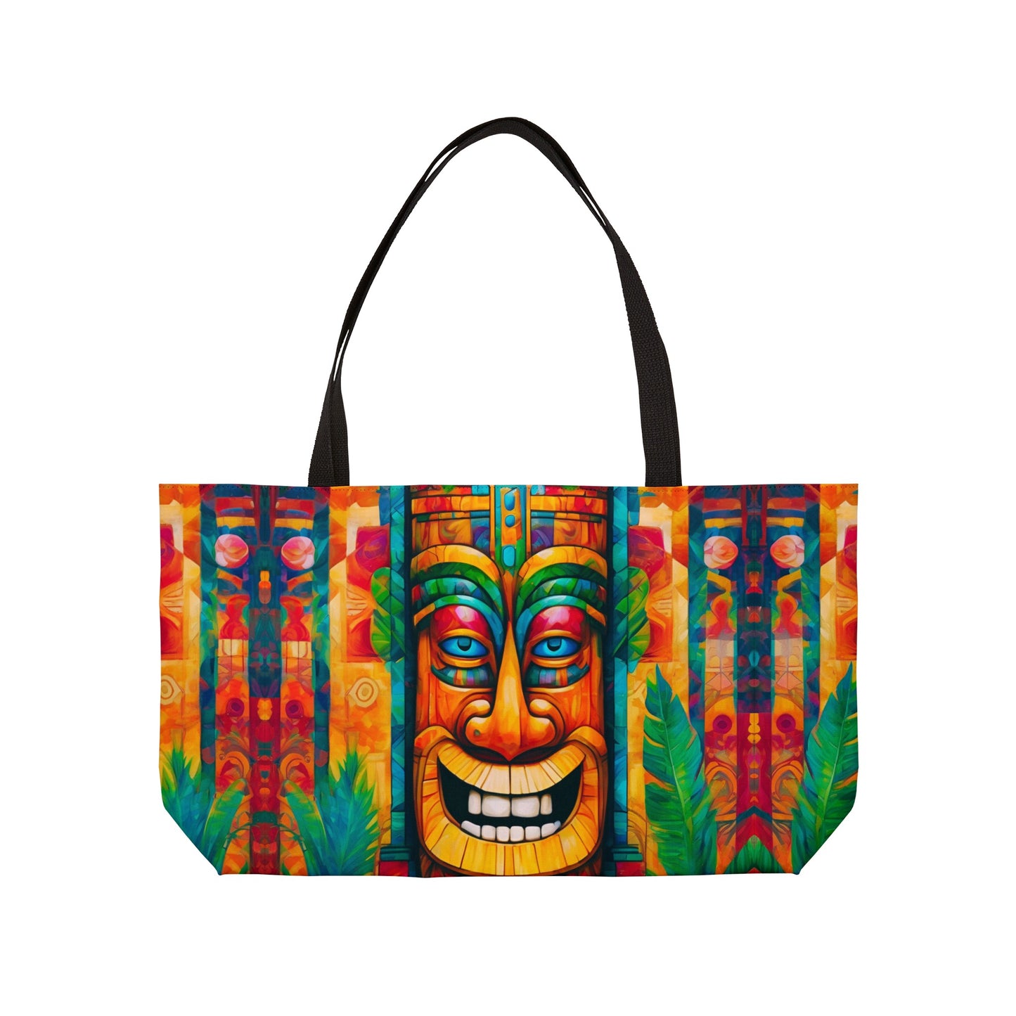 The Tiki Knows Weekender Tote Bag