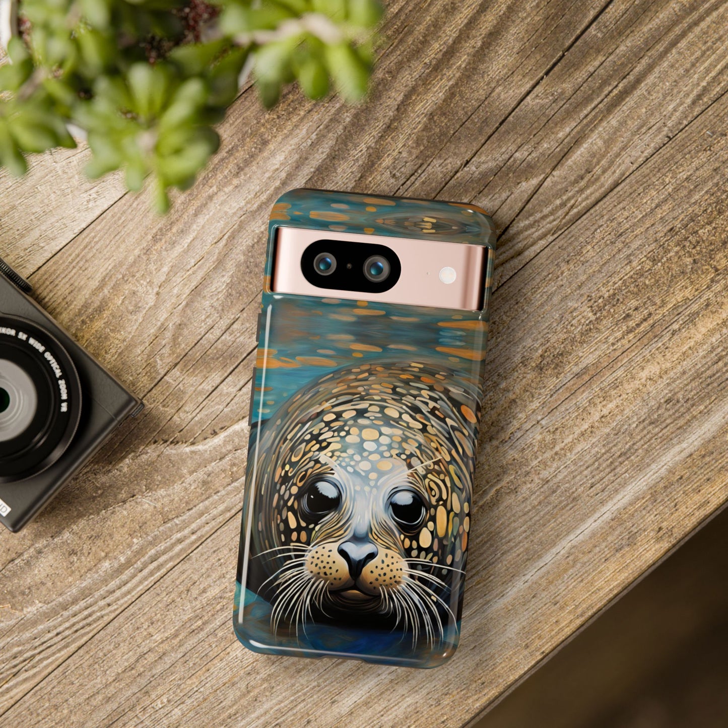 Harbor Seal Wildlife iPhone Samsung Galaxy Google Pixel Tough Cases