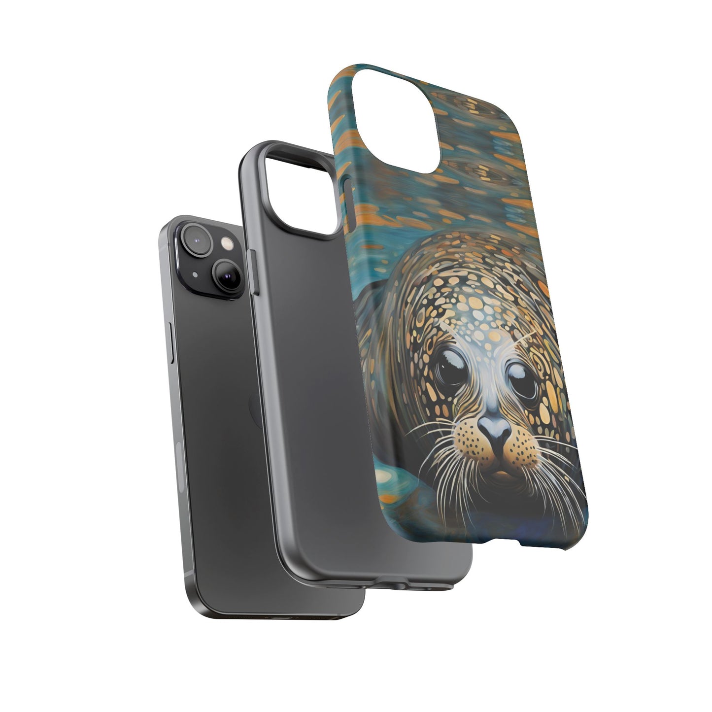 Harbor Seal Wildlife iPhone Samsung Galaxy Google Pixel Tough Cases