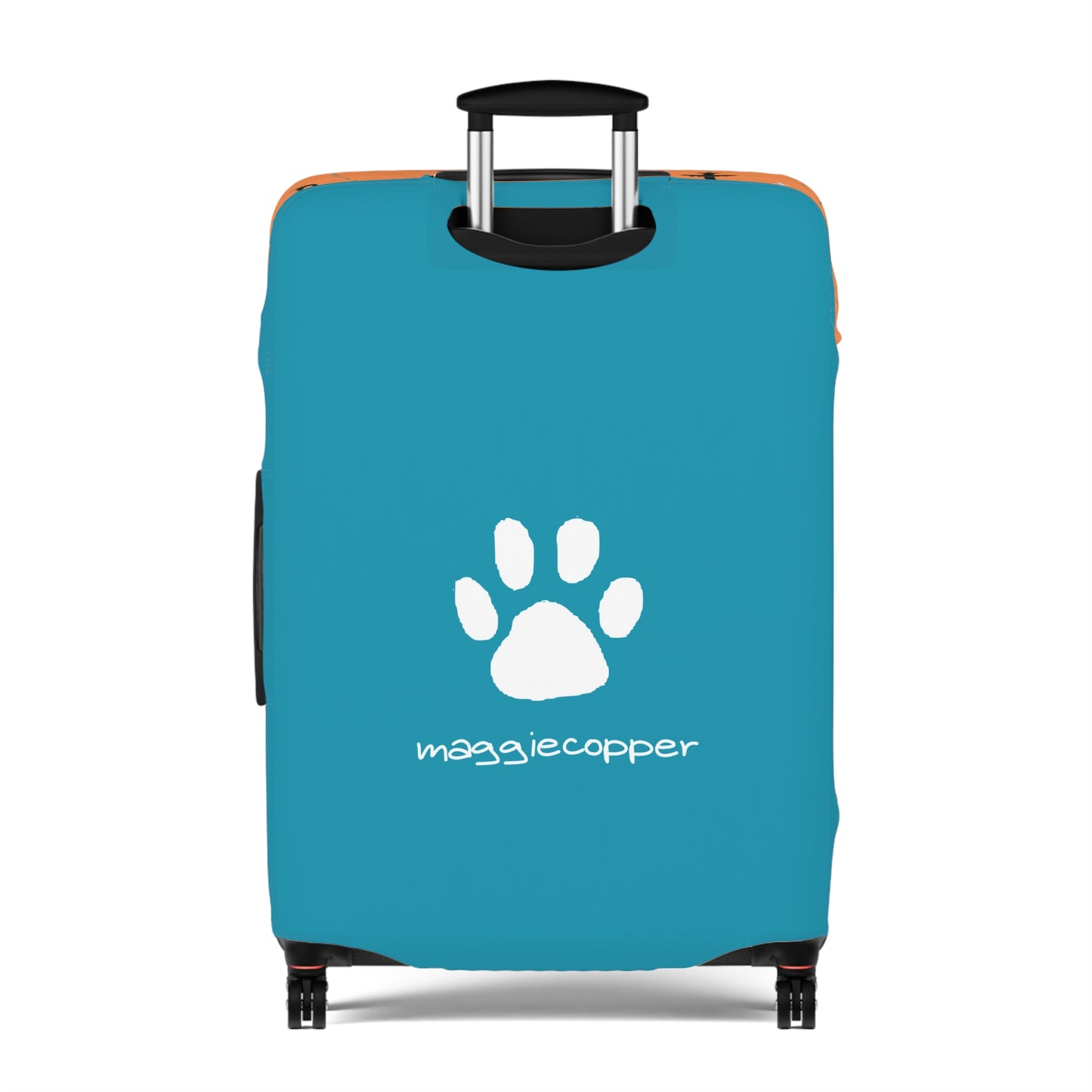 Border Collie in Tie Paws Off My Bag Luggage Cover