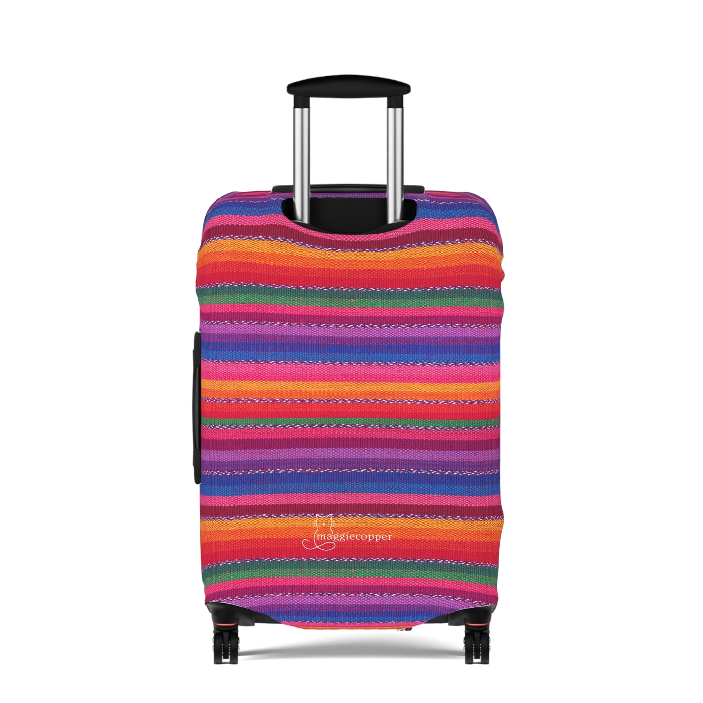 Vibrant Stripe Luggage Cover