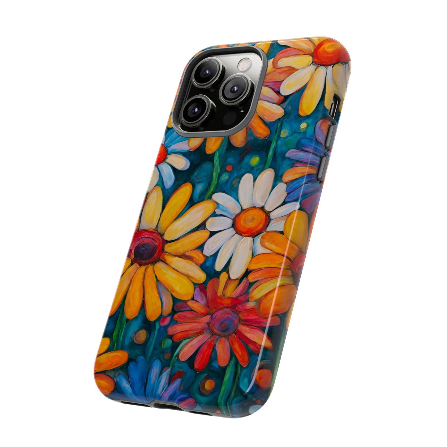 Crazy Daisies iPhone Samsung Galaxy Google Pixel Tough Cases