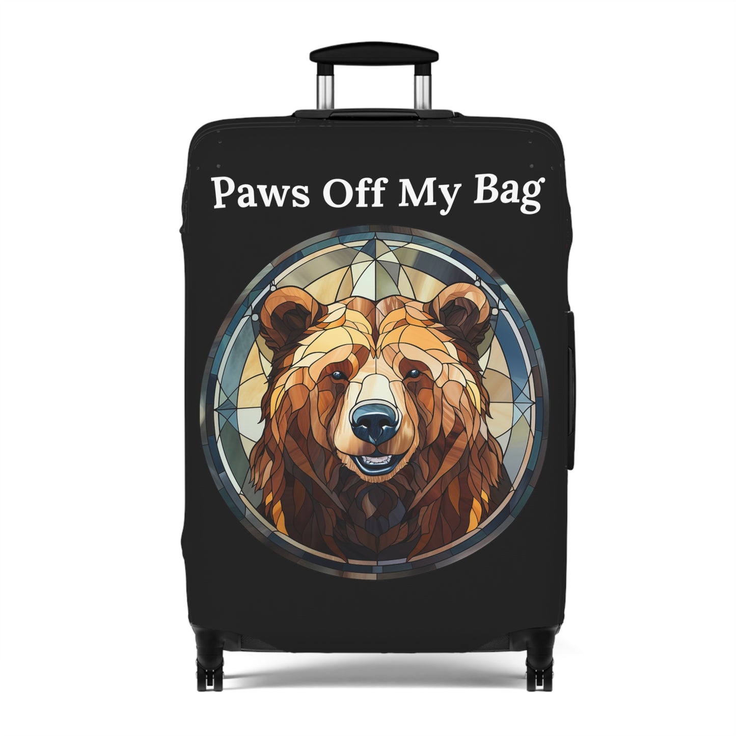 Grizzly Paws off My Bag Luggage Cover