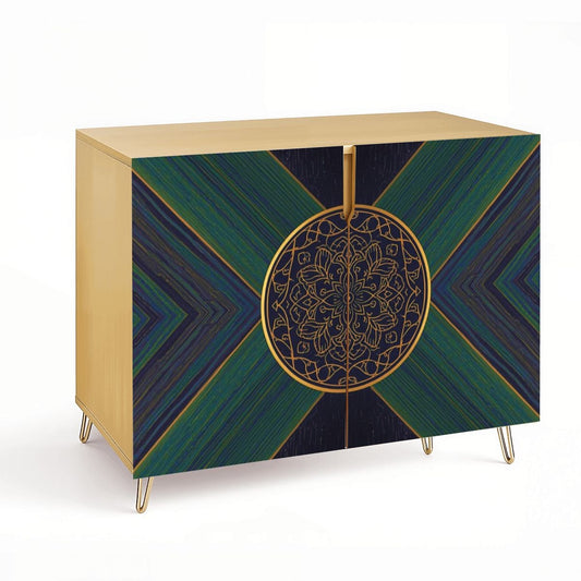 Modern Wooden Storage Cabinet (Made in USA)