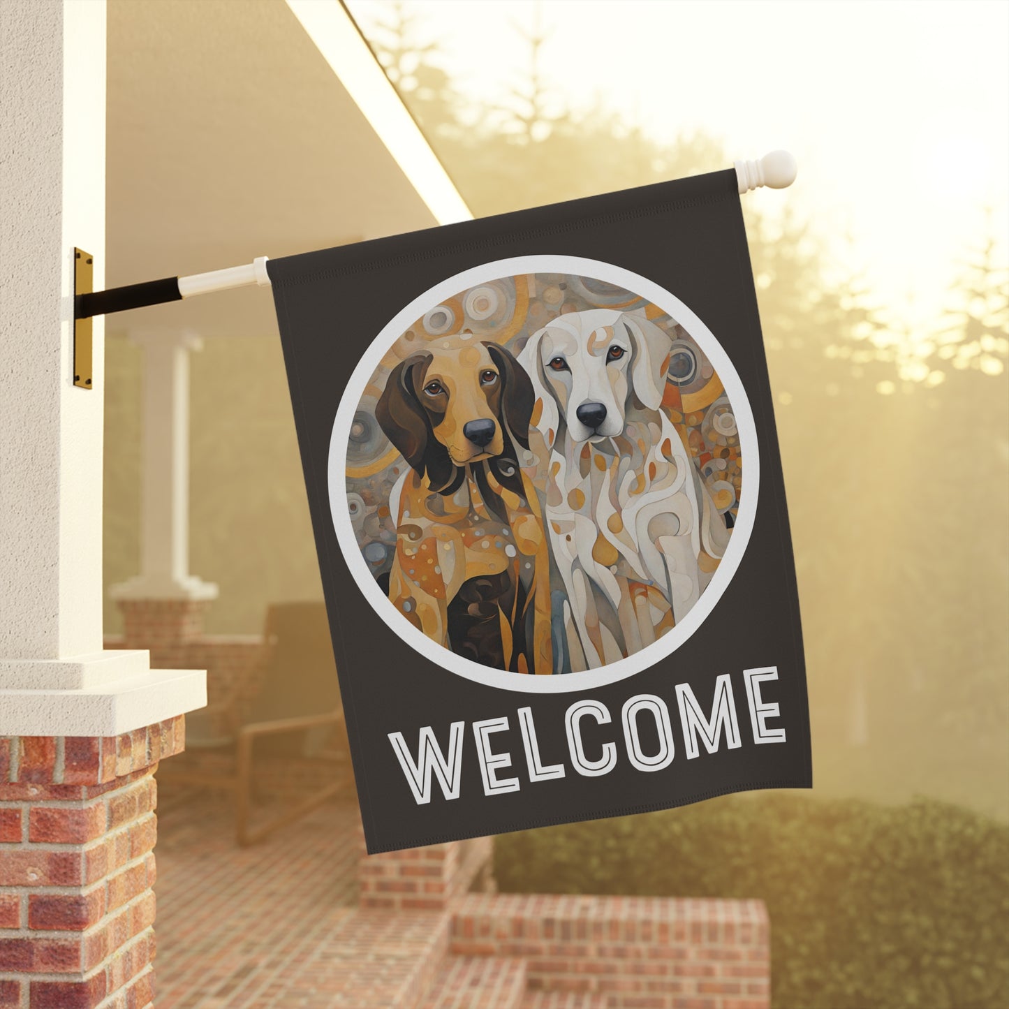 Sully & Gordon Welcome 2-Sided Garden & House Flag/Banner