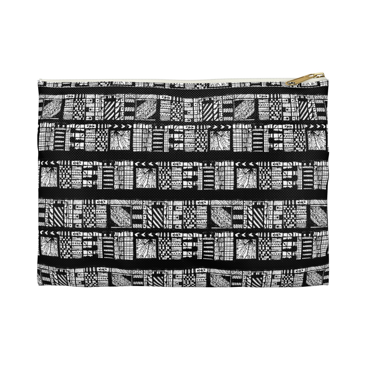 Tribal Black & White Accessory Pouch