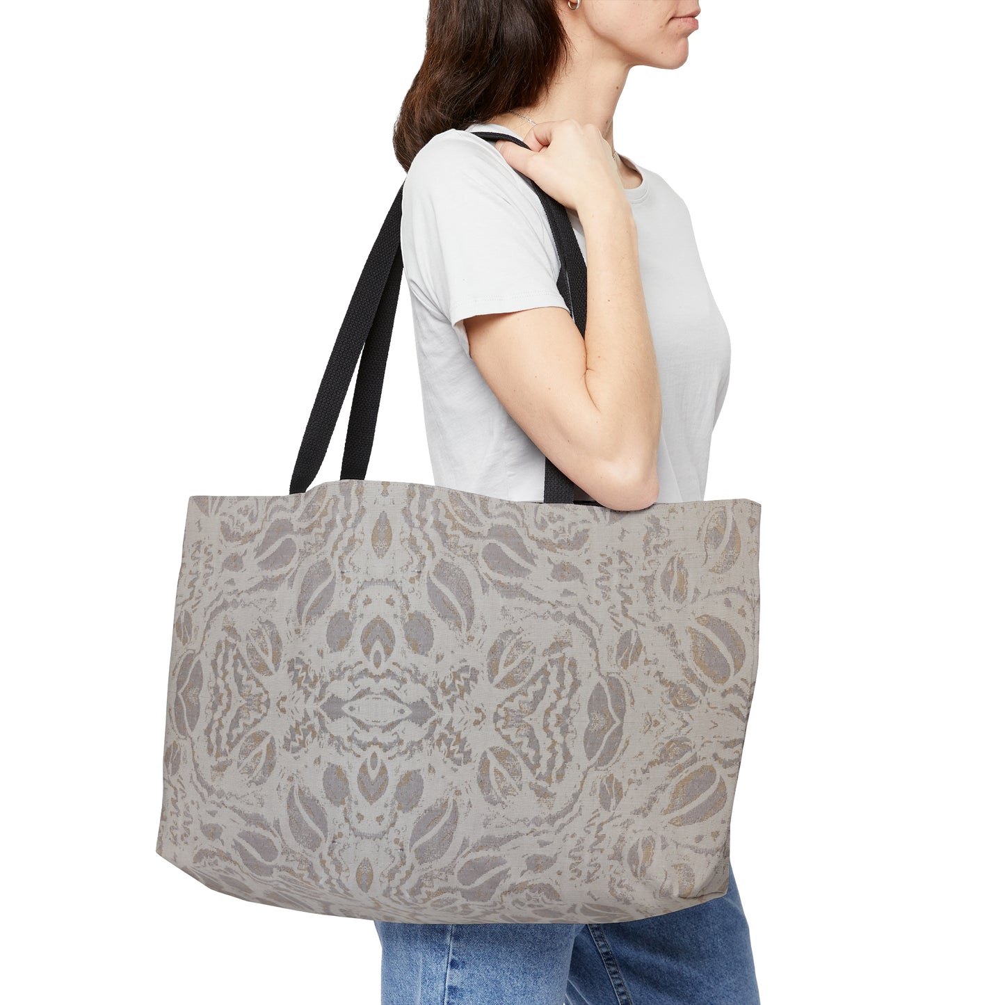 Silk in Taupe Weekender Tote Bag