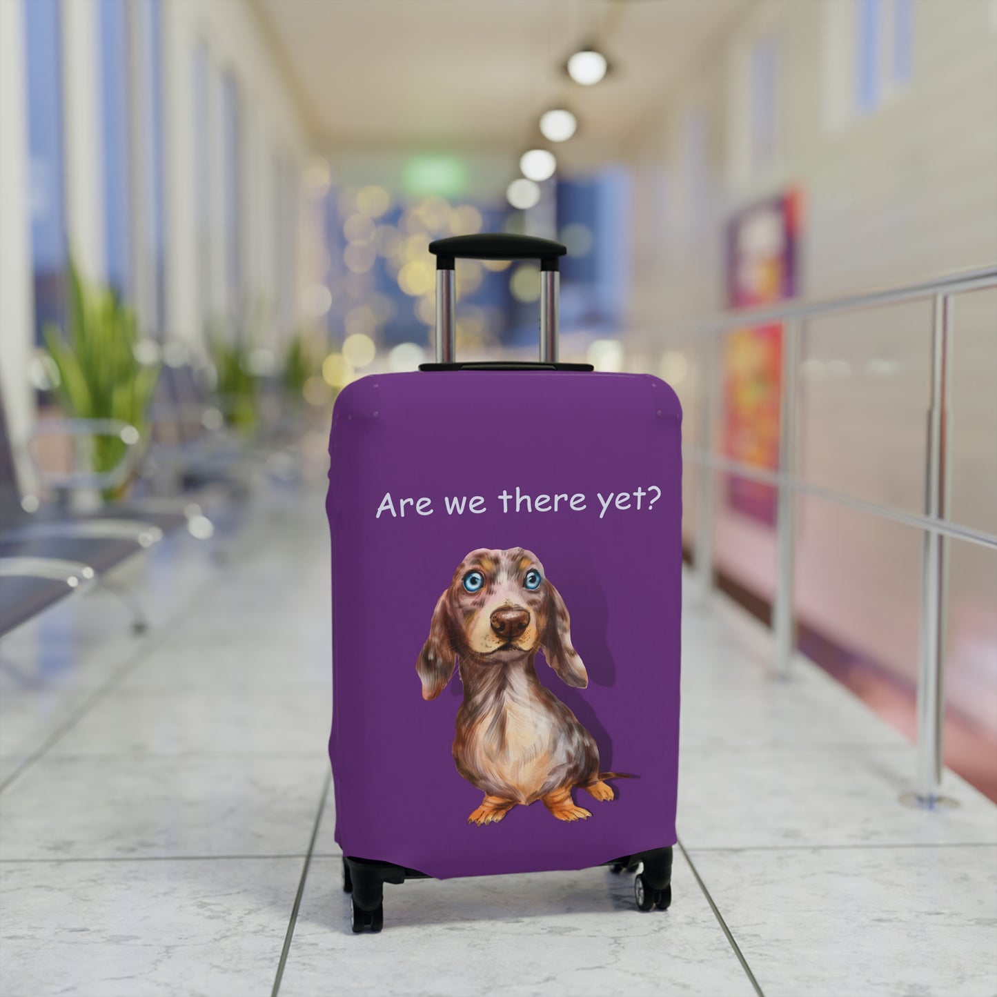 Dachshund Are We There Yet? Luggage Cover