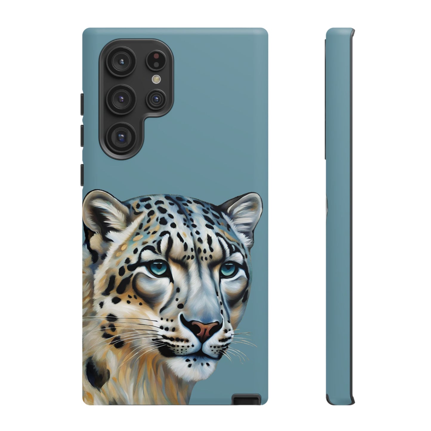 Snow Leopard iPhone Samsung Galaxy Google Pixel Tough Cases