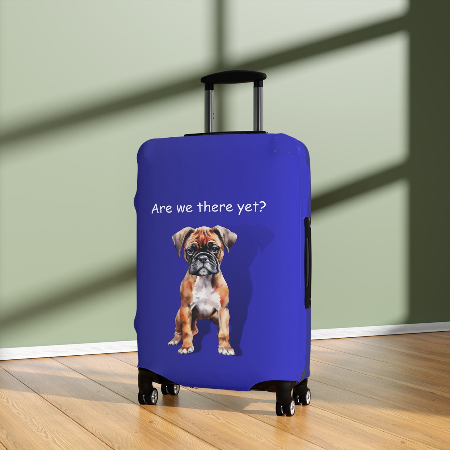 Boxer Puppy Are We There Yet? Luggage Cover