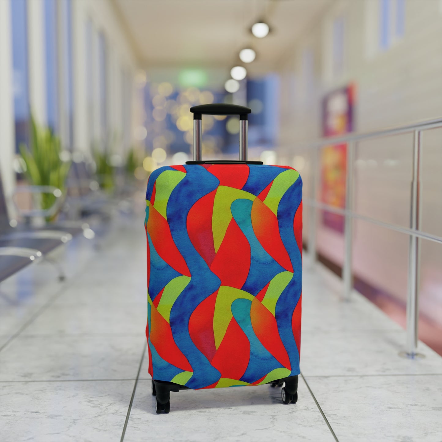 Obvious Bright Abstract Luggage Cover