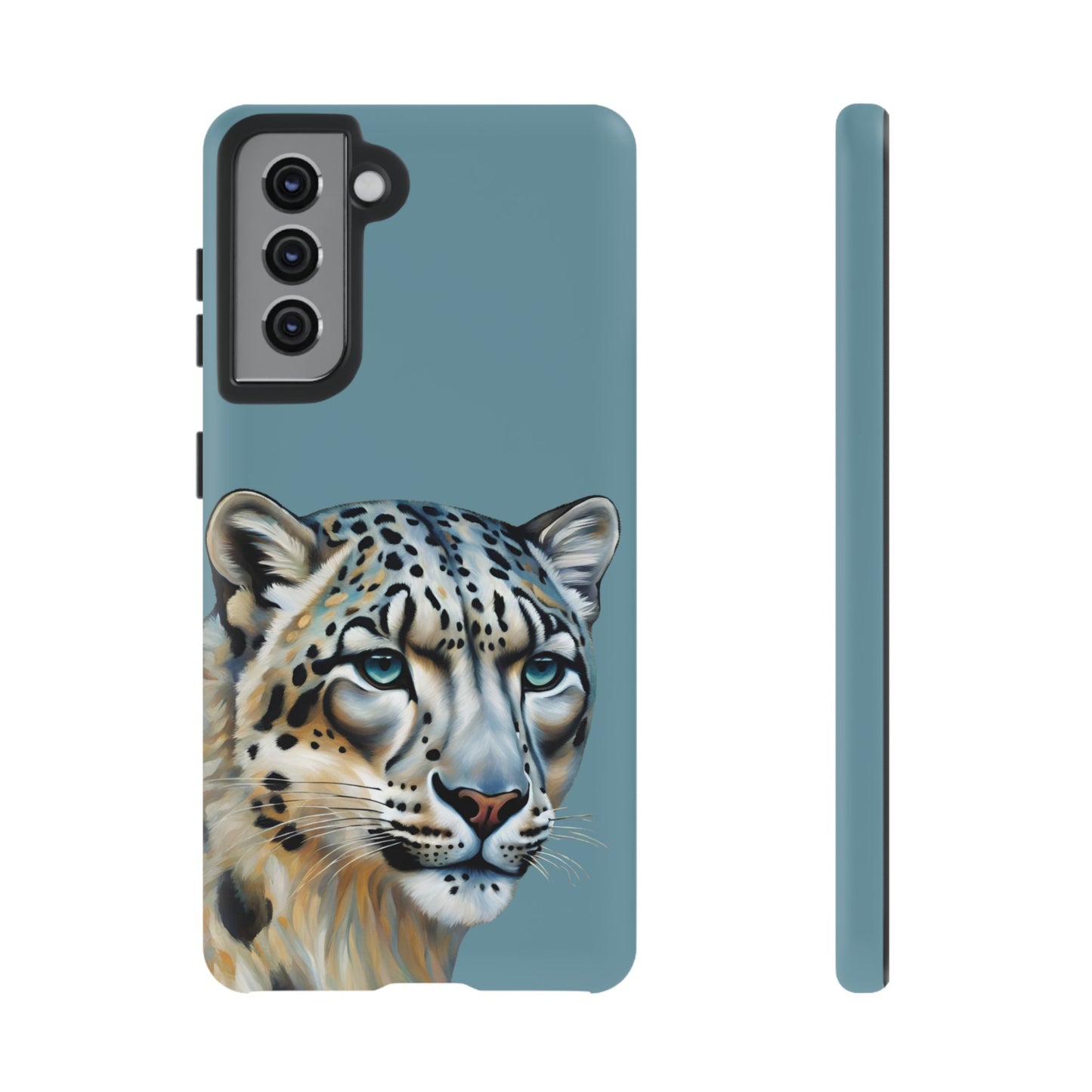 Snow Leopard iPhone Samsung Galaxy Google Pixel Tough Cases