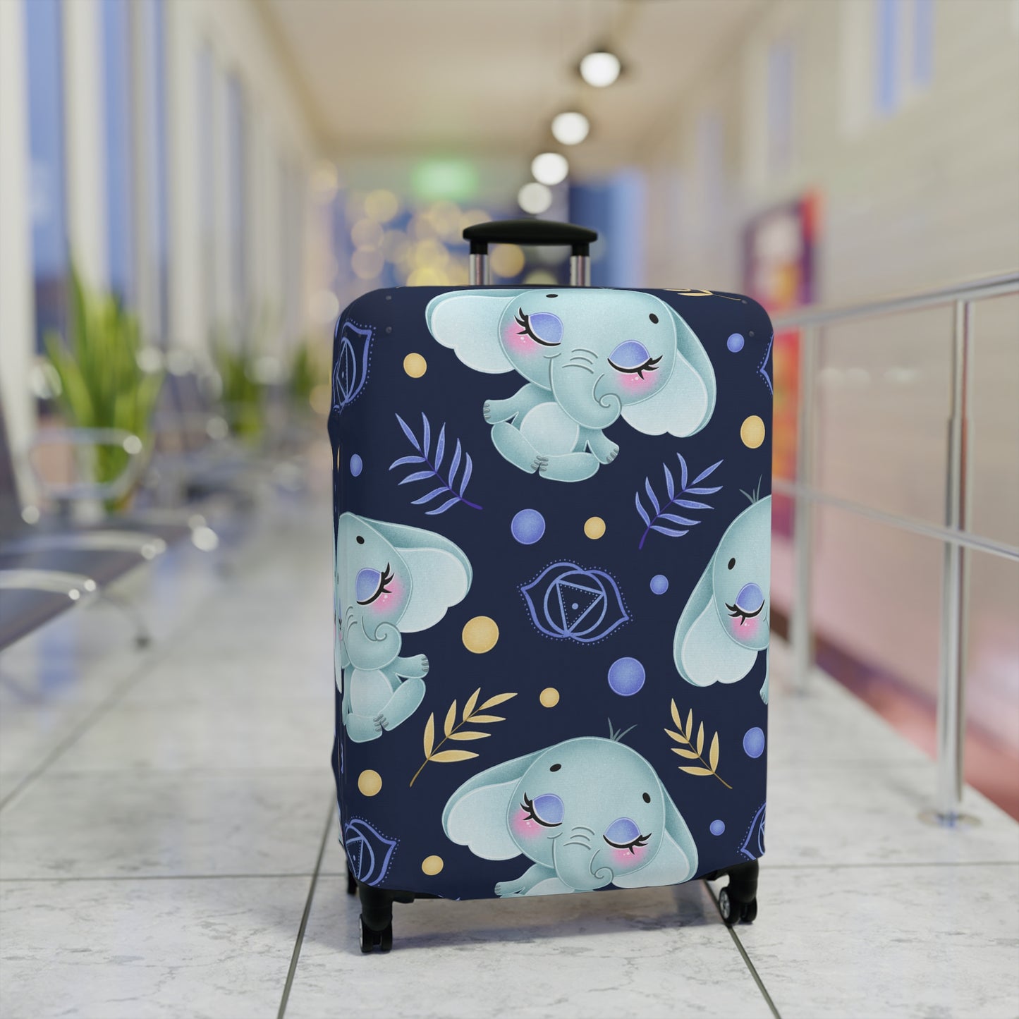 Zen Elephant Luggage Cover