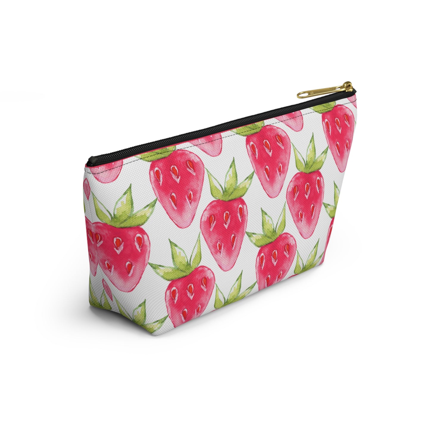 Strawberry Fields Accessory Pouch w T-bottom