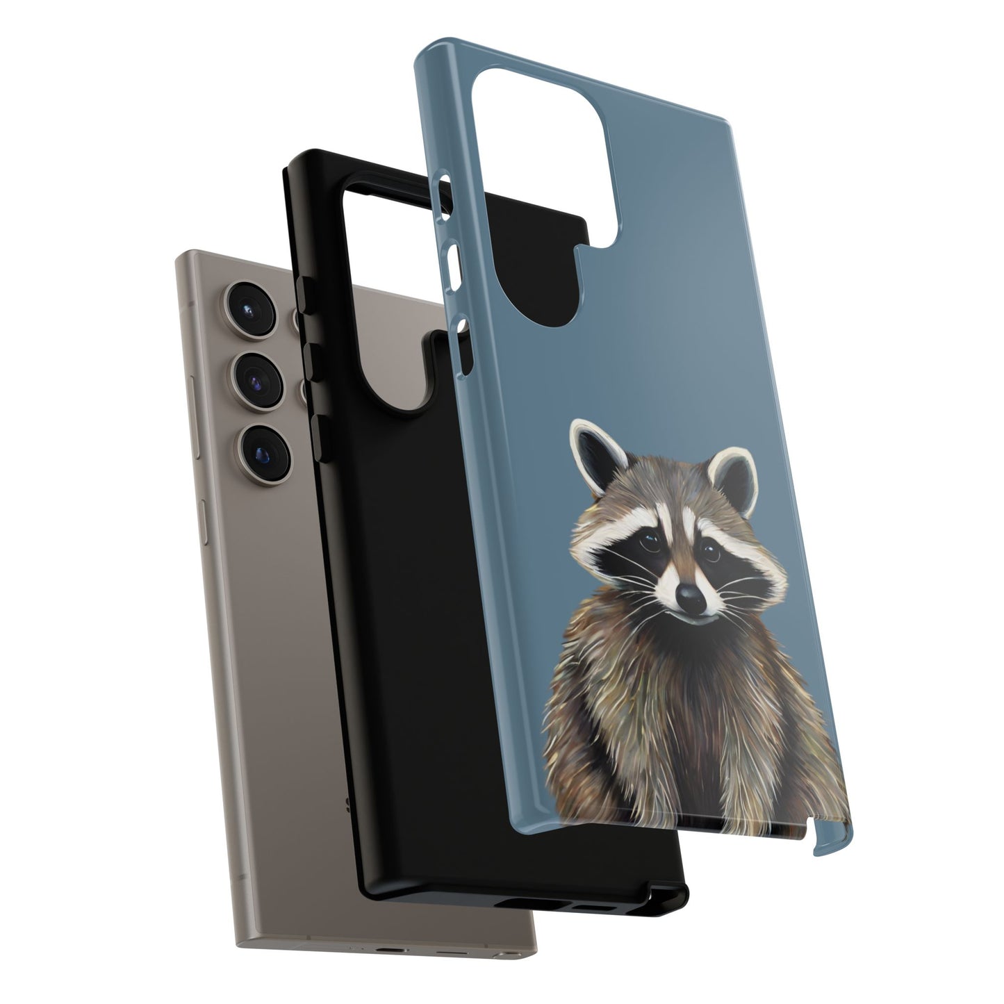 Raccoon Wildlife iPhone Samsung Galaxy Google Pixel Tough Cases