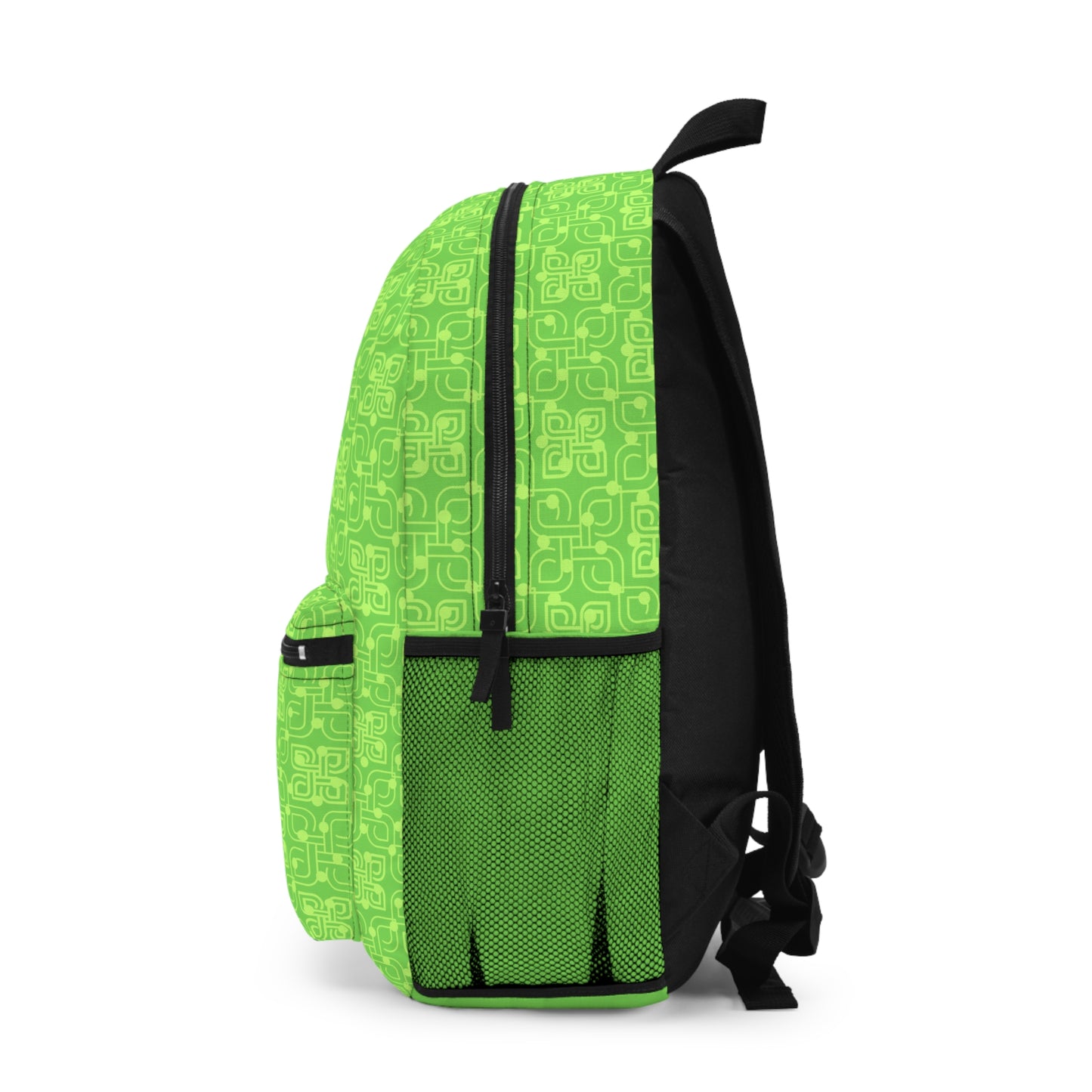 Spritz Vibrant Green Abstract Backpack