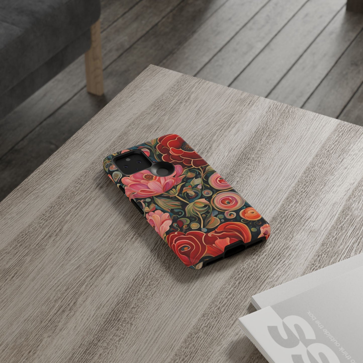 February Flowers iPhone Samsung Galaxy Google Pixel Tough Cases