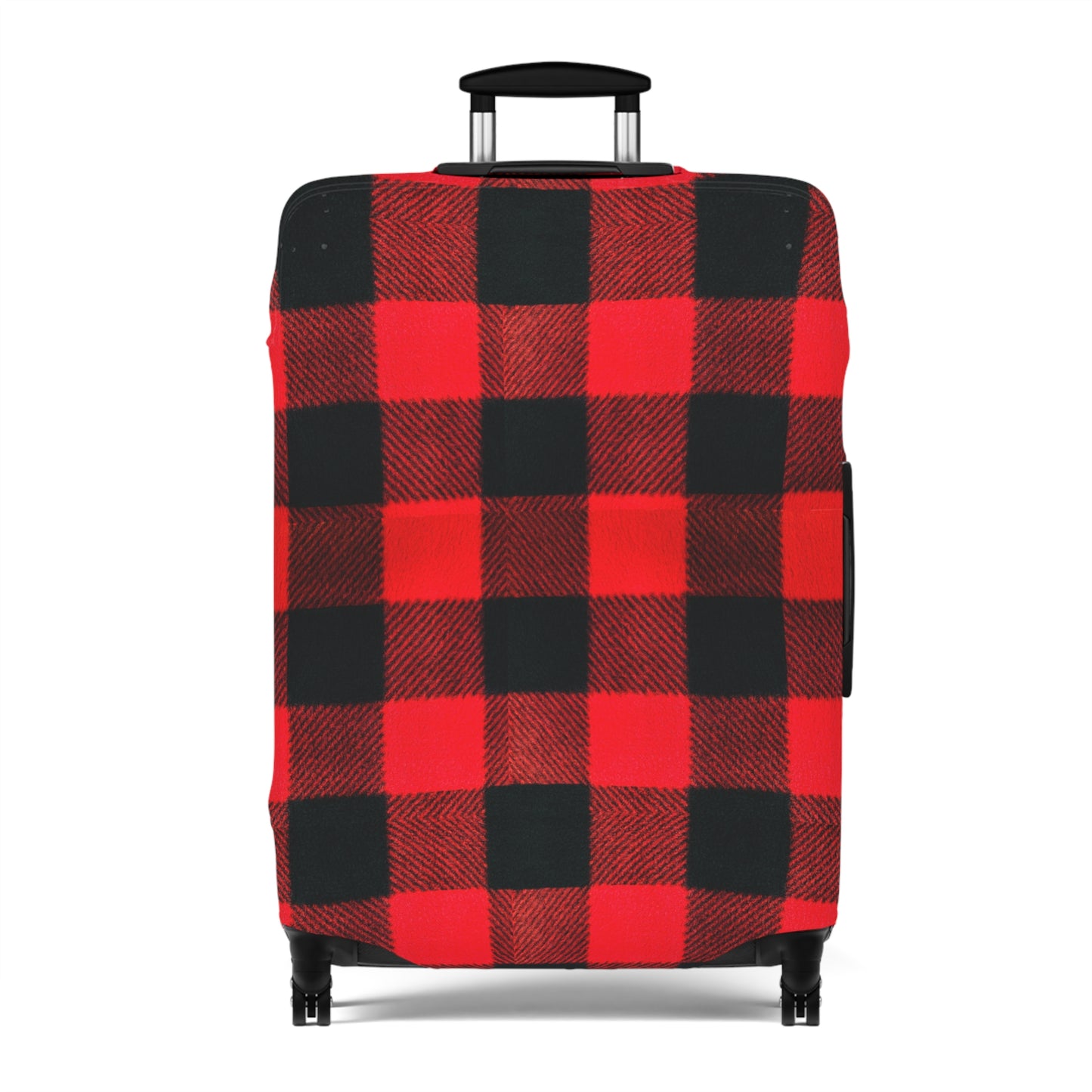 Buffalo Plaid Luggage Cover