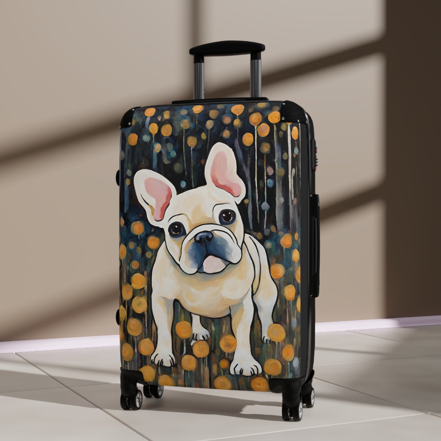 Have a Seat Frenchie Suitcase