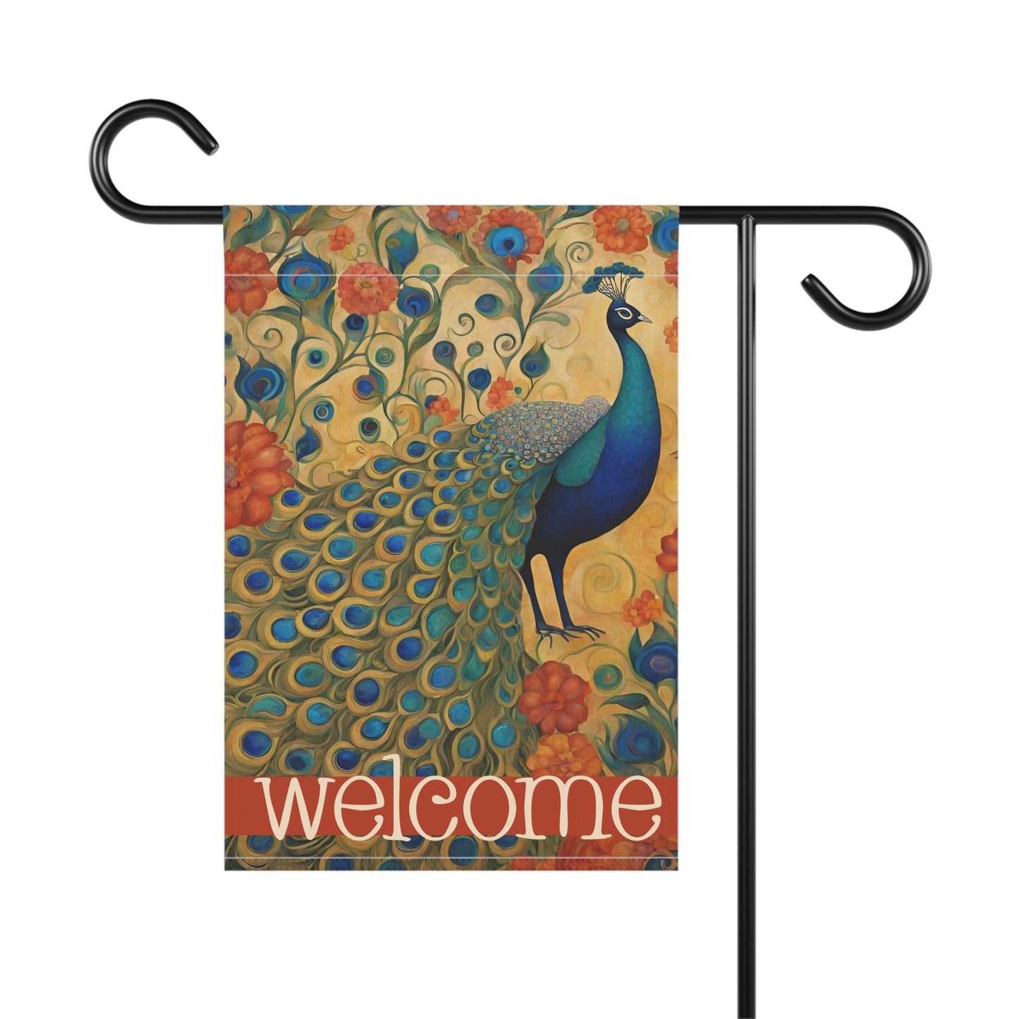 Flaunting It Welcome 2-Sided Garden & House Flag/Banner