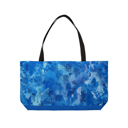 Blue Frost Weekender Tote Bag